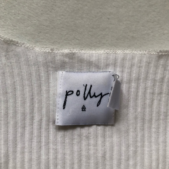 White cropped Princess Polly top - Picture 3 of 3